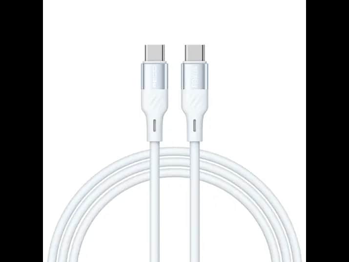 Recci RS22CC PD 100w Excellence Type-C To Type-C 150cm Cable Whit