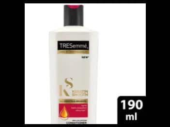 Tresemme Keratin Smooth Conditioner 190ml - specially formulated with lower sulfates