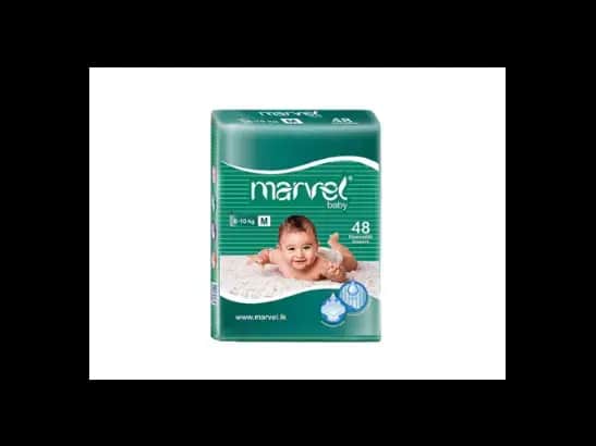 Marvel Baby Diapers, Medium - 48.00 pcs