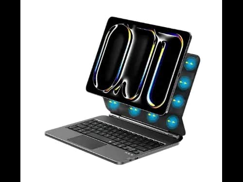 Wiwu MK003 Magic Keyboard 13″ Pro 2024 Black - Material: ABS+PU leather, Battery: 500mah , Standby time: 100 days