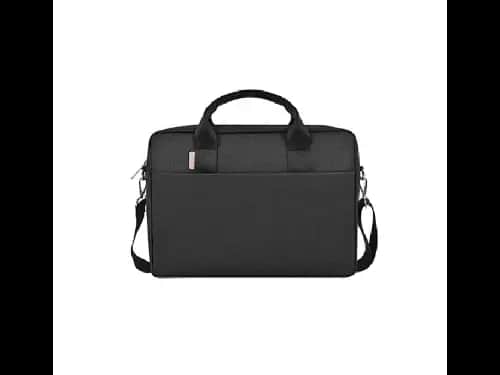 Wiwu Minimalist Laptop bag Pro 14″ - Water resistant polyester , With shoulder strap + luggage strap , Big capacity for daily use , Durable YKK Zipper