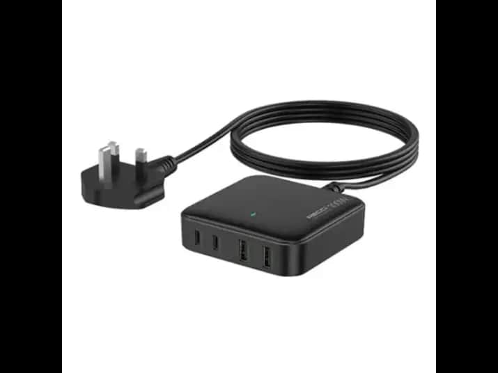 Recci RC39 100W Gan Desktop Charger Black with 3 month warranty