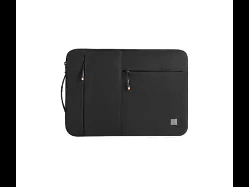 WiWU Alpha Slim Sleeve 15.6-inch Laptop Case - Durable YKK zipper SBS water resistance zipper. Retractable waterproof TPU handle, firm.
