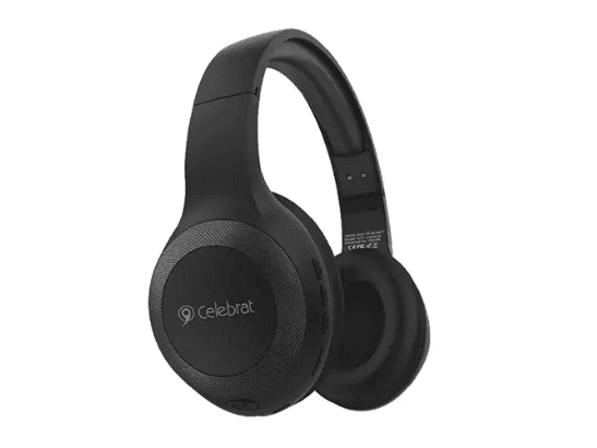 Celebrat A23 High Sound Quality Deep Bass Durable Wireless Headphone - Black