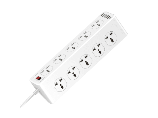 LDNIO SC10610 20W 6-Port USB Charger Power Strip (UK Plug) - White