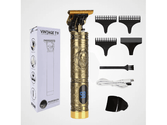 Vintage T9 Trimmer For Men Golden