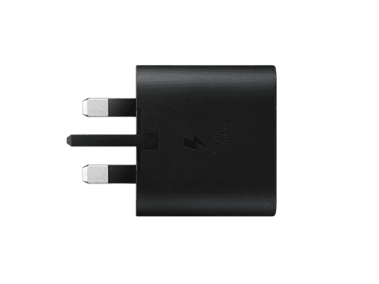 Samsung 25W Adapter (Super Fast Charger) - Black / White