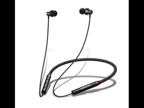 Lenovo HE05x Sports Magnetic Wireless Neckband Earphones CN - Black