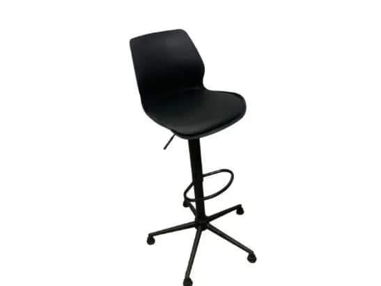 PRODO CROWN BAR STOOL Black - One year warranty