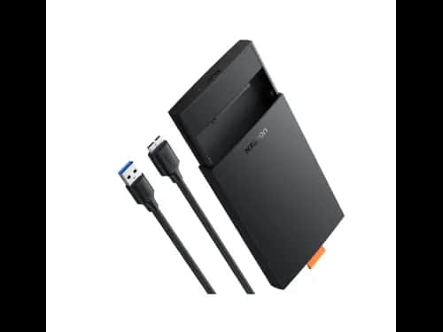 Ugreen 60353 2.5 Inches USB 3.0 to SATA Enclosure - Easy to Use, Full Protection , Plug and play, no driver needed , Easy assembly in seconds, tool-free