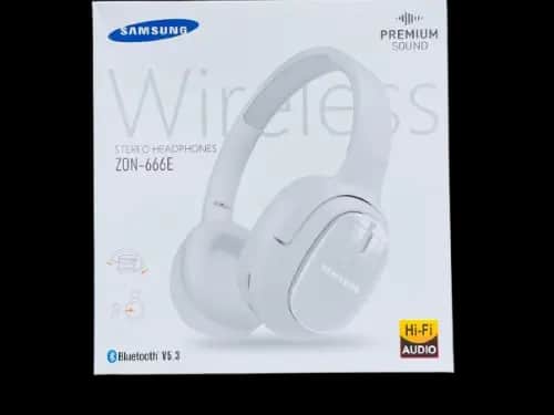 Samsung wireless stereo headphone ZON- 666E - White