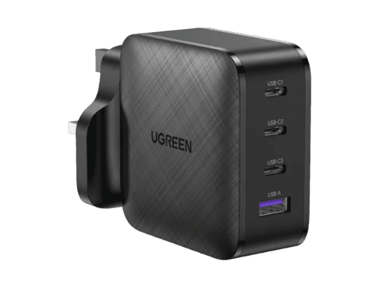 UGREEN 70819 65W GaN Wall Charger 4 Ports - Black