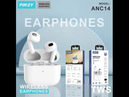 Pinzy TWS Wireless Earphone ANC 14 - white