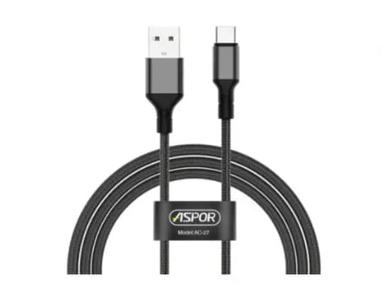 Aspor AC-27 Type C Cable 1M with 3 month warranty
