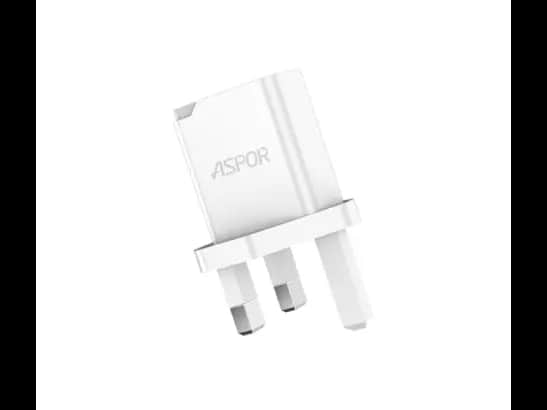 Aspor A827 2.4A Type-C Smart Fast Charger Dock - White