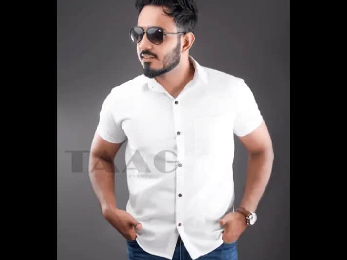 TAAG Premium Linen Short  sleeve Shirt – White
