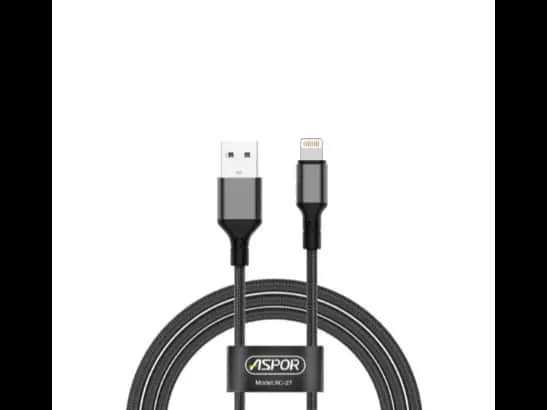 Aspor AC-26 Lightning Cable with 3 month warranty