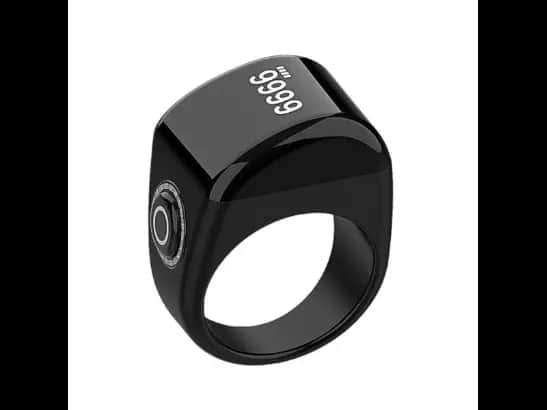 Equantu QB702 Lite Plastic Zikr Ring Tasbih Ring With App-control Qibla Counter Prayer Reminder