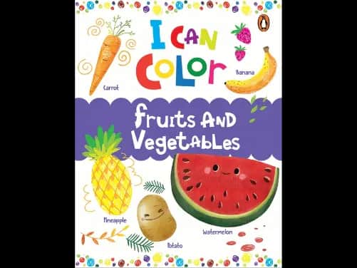 I Can Color: Fruits and Vegetables - 9789815127638