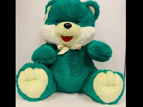 Green Teddy Bear Plush Toy