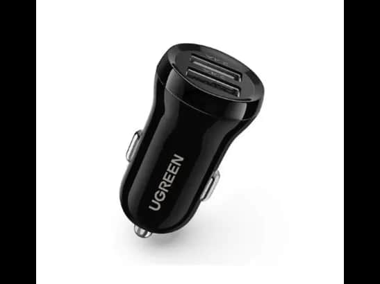 Ugreen ED018 24W Dual USB Car Charger (Dual USB-A  Car Charger) - 50875