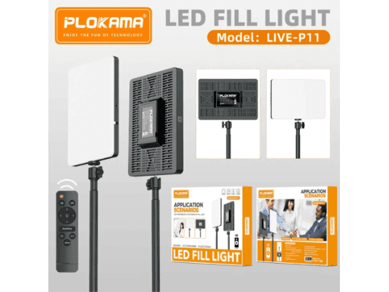 LED Fill Light Panel Video Light Plokama LIVE-P11