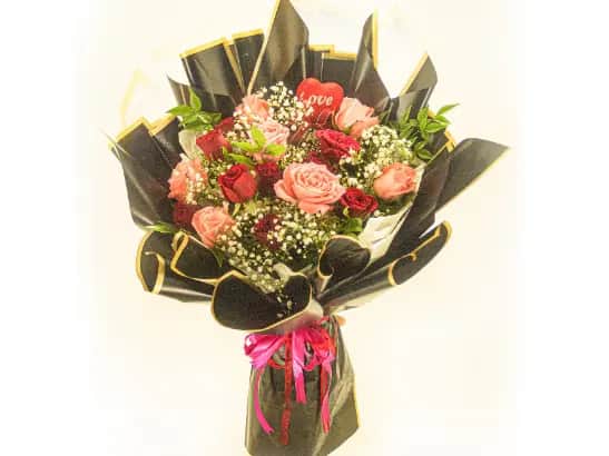 Special Valentine 16 Roses Bouquet - MF246