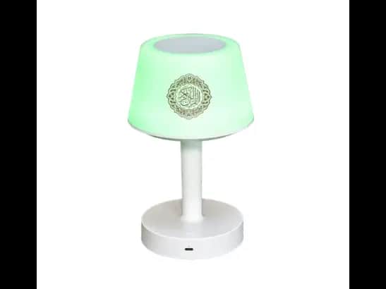 Equantu SQ917 Quran Speaker with 7 Colors LED Touch Quran Speaker Table Lamp