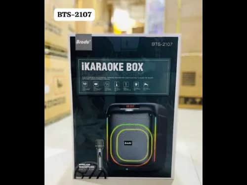 Brodu BTS-2107 iKaraoke Box with one wireless microphone - Black