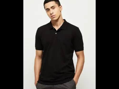 Slim Fit Polo T-shirt with Contrast Tipping