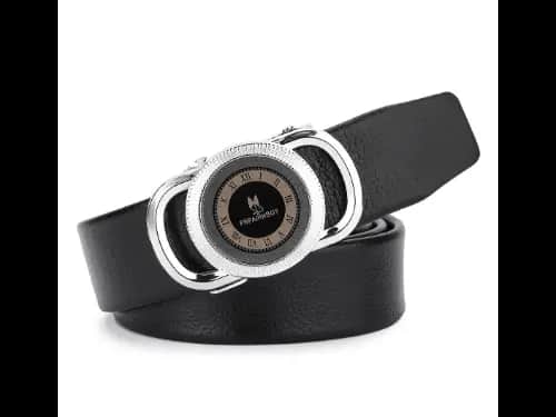 Men Slim Belt with Autolock Closure