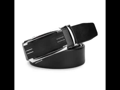 Men Slim Belt with Auto-Lock Closure