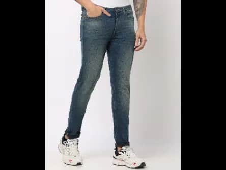 Lightly Washed Slim Fit Jeans