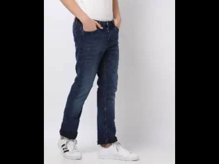 Lightly Washed Slim Fit Jeans