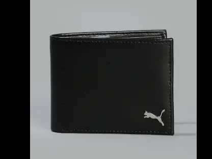 Bi-Fold Wallet with Metal Logo