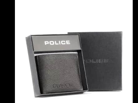 Bi-Fold Wallet with Metal Accent