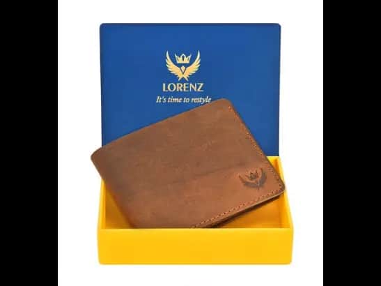 Genuine Leather Bi-Fold Wallet