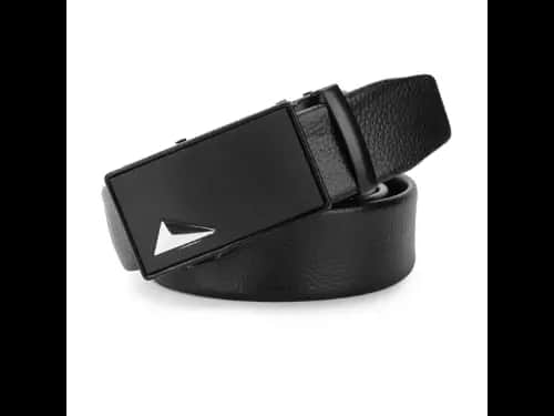 Men Slim Belt with Auto-Lock Closure