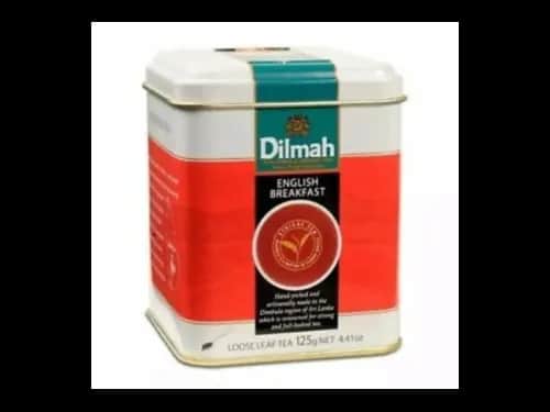 Dilmah English Breakfast Tea Tin Caddy