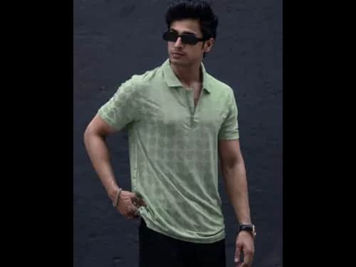 Men Polo Collar Slim Fit T-shirt