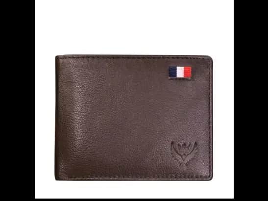 Genuine Leather Bi-Fold Wallet