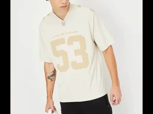 Men Typographic Print Oversized Fit T-Shirt