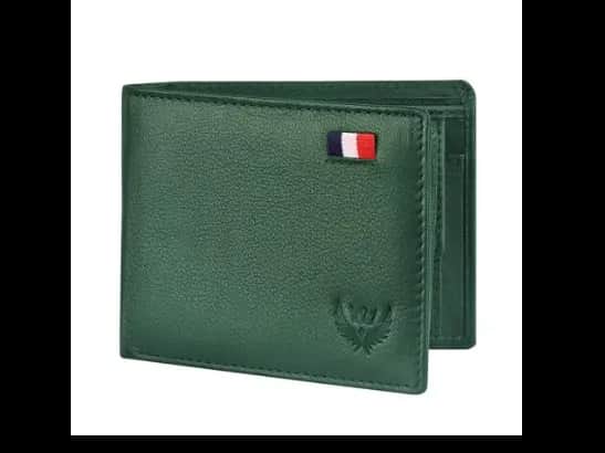 Genuine Leather Bi-Fold Wallet