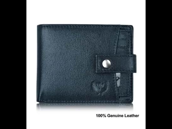 Bi-Fold Wallet with Flap Closure