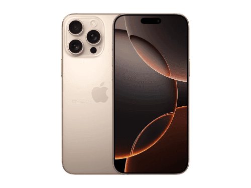 Apple iPhone 16 Pro (8GB / 256GB) with Desert Titanium , Black Titanium  , Natural Titanium colors