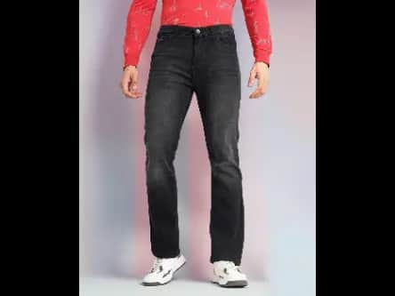 Men Mid-Wash Bootcut Jeans