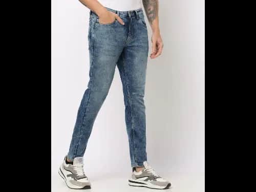 Acid Heavily Washed Jeans