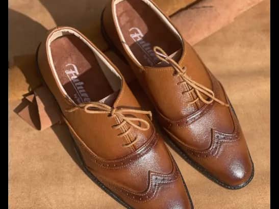 Men’s Oxford Two-Tone Tan Shoe
