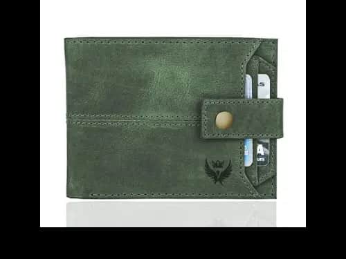 Genuine Leather Bi-Fold Wallet