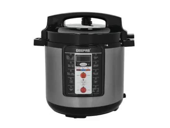 GEEPAS-DIGITAL MULTICOOKER MODEL - 35032-ALL-IN-ONE PRESSURE COOKER, DELAY TIMER